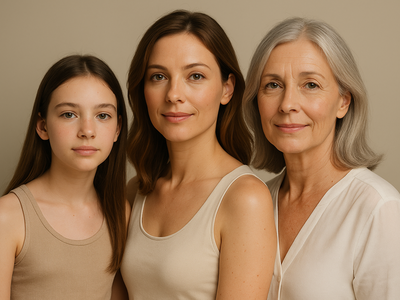 Pielęgnacja dla różnych grup wiekowych: nastolatki, 30+, 50+