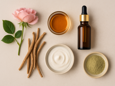 Historia, właściwości i zastosowania roślin z oferty FEMI - hydrolat różany, biofermenty, peptydy, adaptogeny (ashwagandha, szczodrak)